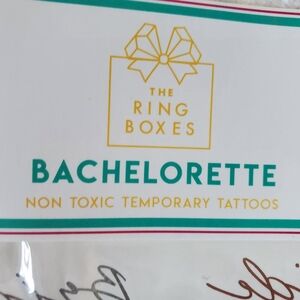 Bachelorette Temporary Tattoos - Gold